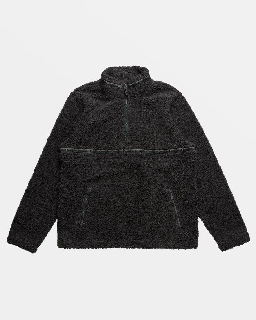 Billabong Boundary Tombstone Fleece Half-Zip Pullover - Black Heather