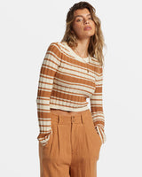 Billabong Clare Crew Neck Sweater - Sandalwood