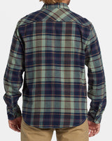 Billabong Coastline Long Sleeve Flannel Shirt - Fern