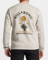 Billabong Compass Crew Sweatshirt - Stone Heather