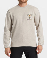 Billabong Compass Crew Sweatshirt - Stone Heather