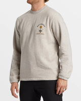 Billabong Compass Crew Sweatshirt - Stone Heather