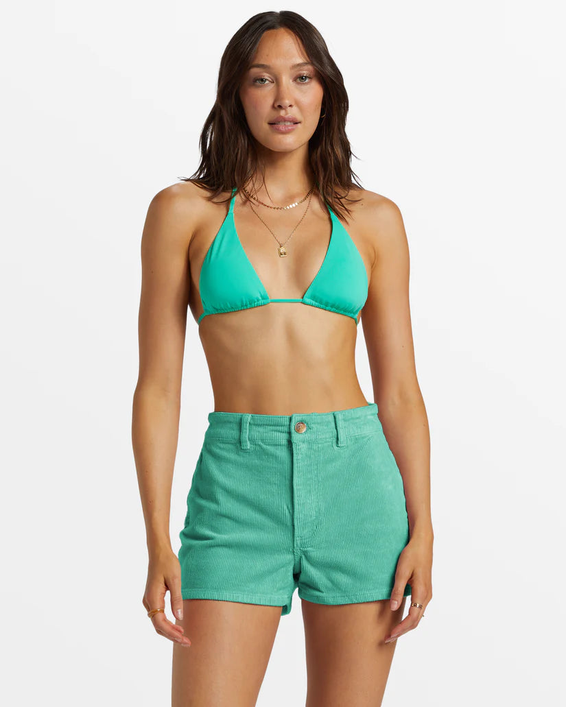 Billabong Free Fall Corduroy Shorts - Tropical Green