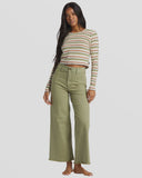 Billabong Free Fall High-Waist Pants - Army