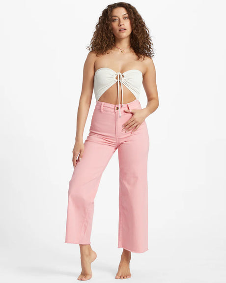 Billabong Free Fall High-Waist Pants - Flamingo