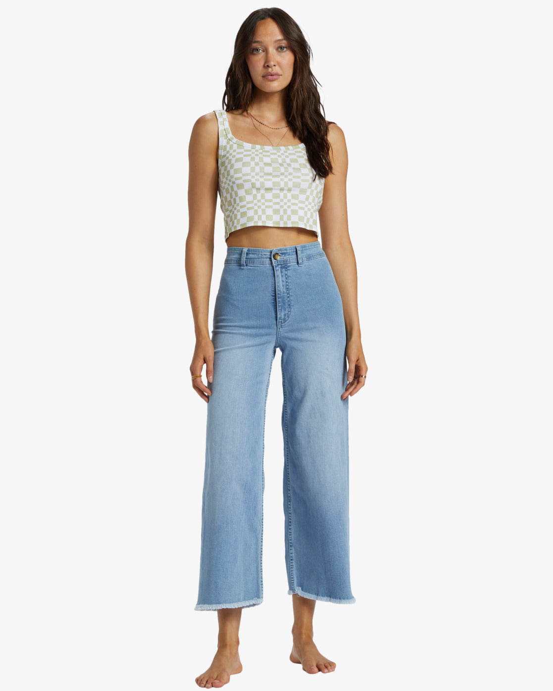 Billabong Free Fall Indigo Wide-Leg Jeans