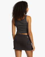 Billabong Hilary Cargo Skirt - Black Sands