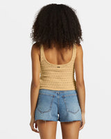 Billabong Hot Shot Crochet Tank Top - Hemp 2