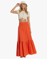 Billabong In The Palms Skirt - Coral Craze