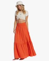 Billabong In The Palms Skirt - Coral Craze