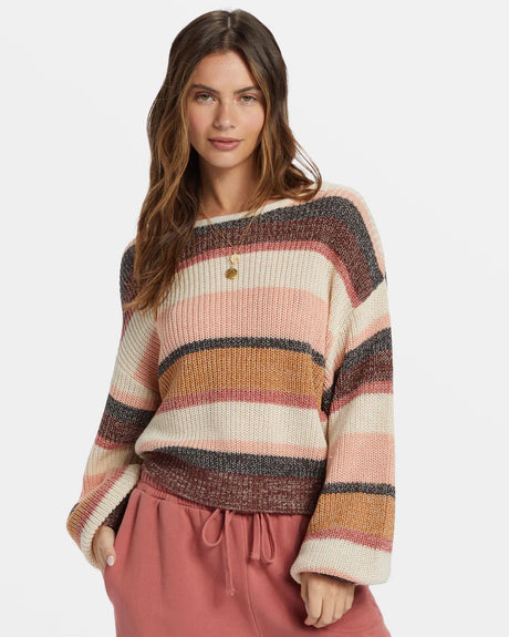 Billabong Light Wave Pullover Sweater - Choc Chip