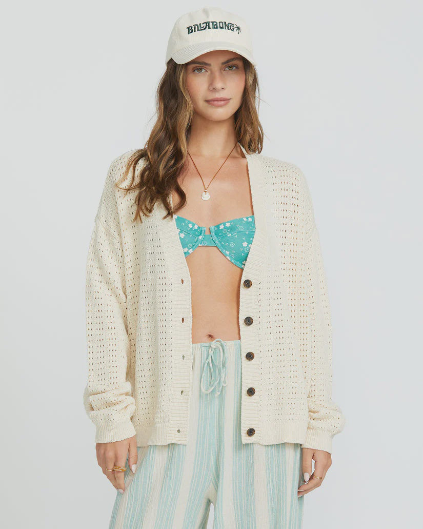 Billabong Loren Cardigan - Whitecap