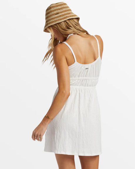 Billabong Lynn Knit Mini Dress - Salt Crystal