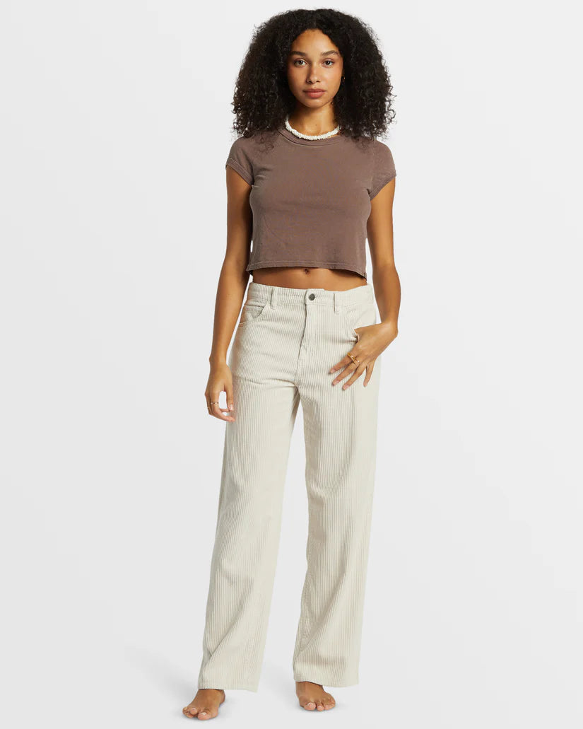 Billabong Midtown Straight Leg Corduroy Pants - Moonlight