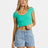 Billabong Notch Cropped T-Shirt - Tropical Green