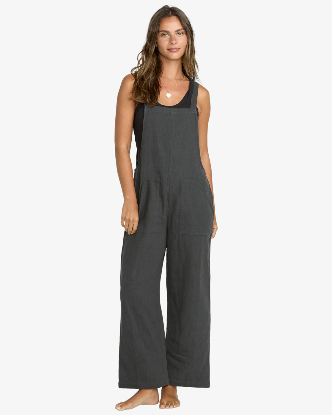 Billabong Pacific Time Jumpsuit - Black Sands