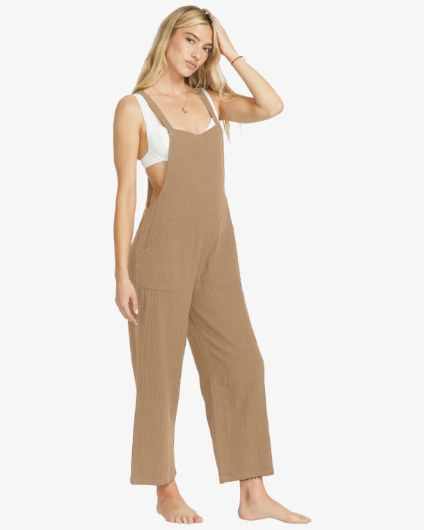 Billabong Pacific Time Jumpsuit - Khaki