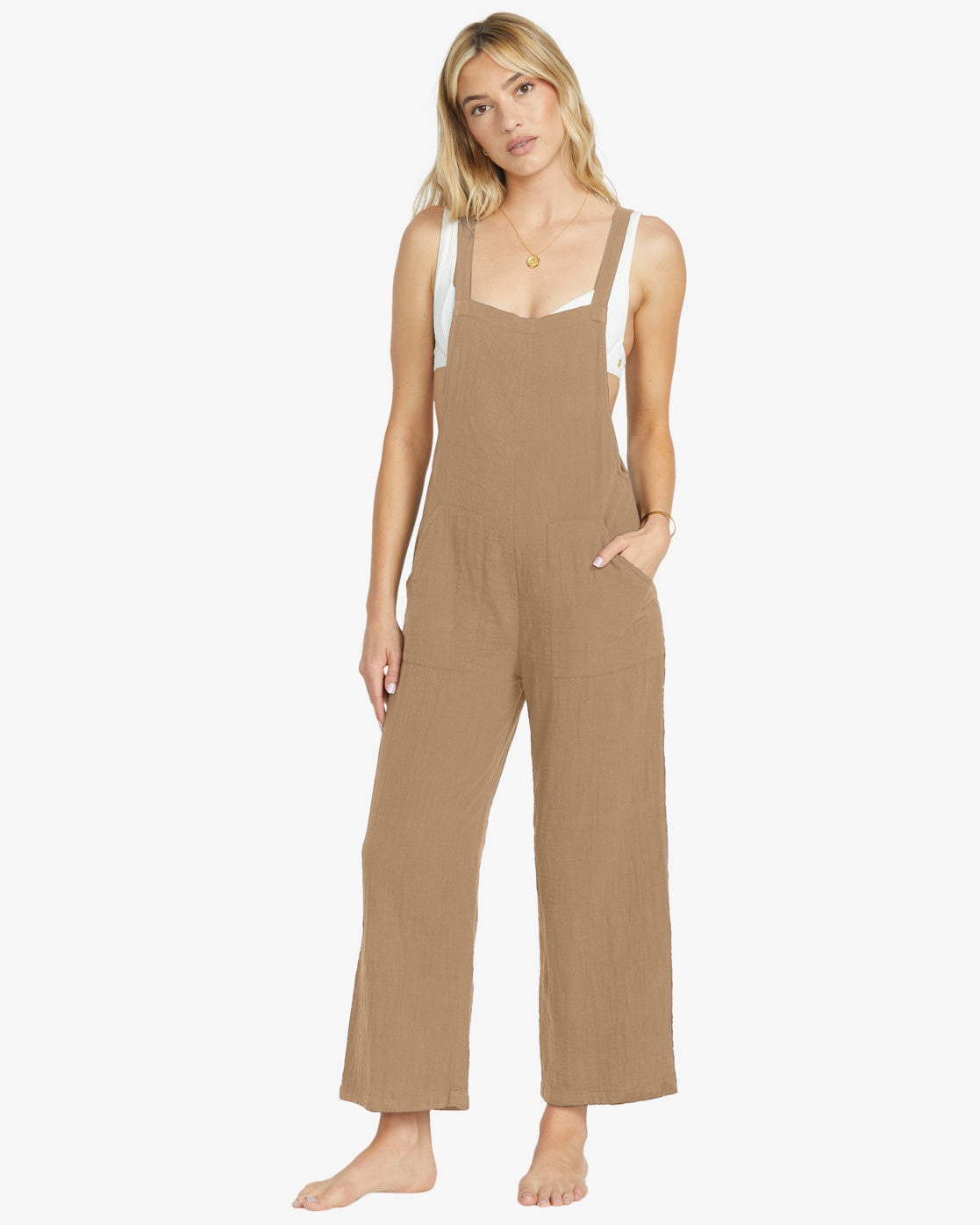 Billabong Pacific Time Jumpsuit - Khaki