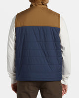 Billabong Prism Quilted Vest -Dusty Navy
