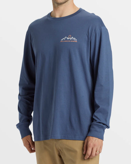 Billabong Range Long Sleeve T-Shirt - Slate Blue