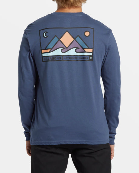 Billabong Range Long Sleeve T-Shirt - Slate Blue