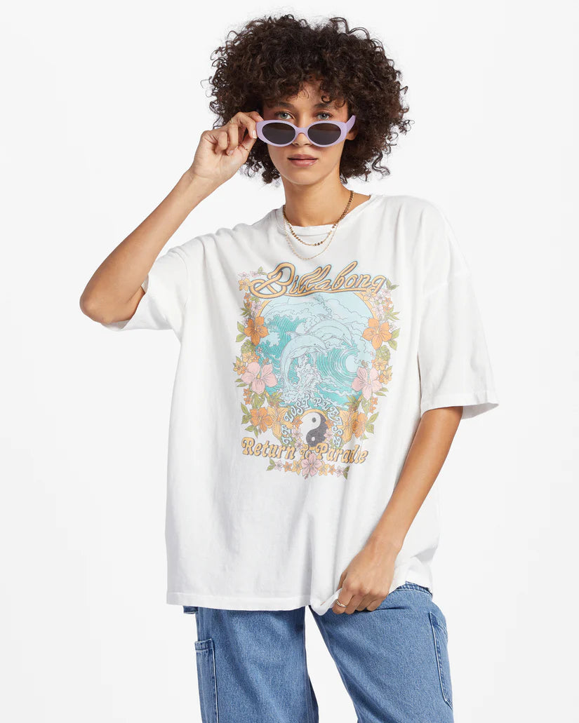 Billabong Return To Paradise T-Shirt - Salt Crystal