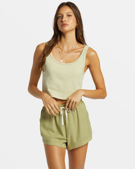 Billabong Road Trippin Elastic Waist Short - Avocado