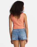 Billabong Ryann Sweater Tank - Peach Paradise 