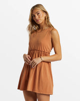 Billabong Seaside Tank Mini Dress - Toffee