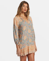 Billabong Shes A Dreamer Dress - Western Sky