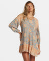 Billabong Shes A Dreamer Dress - Western Sky