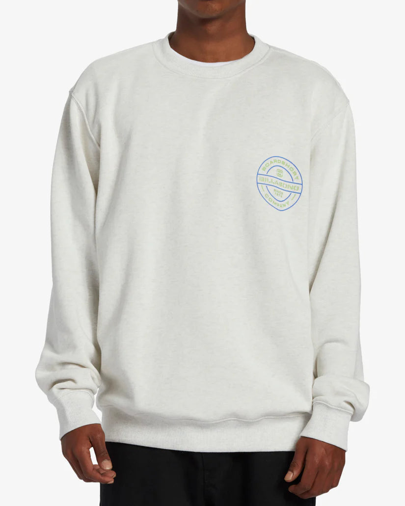 Billabong Short Sands Crew Sweatshirts - Light Grey Heather