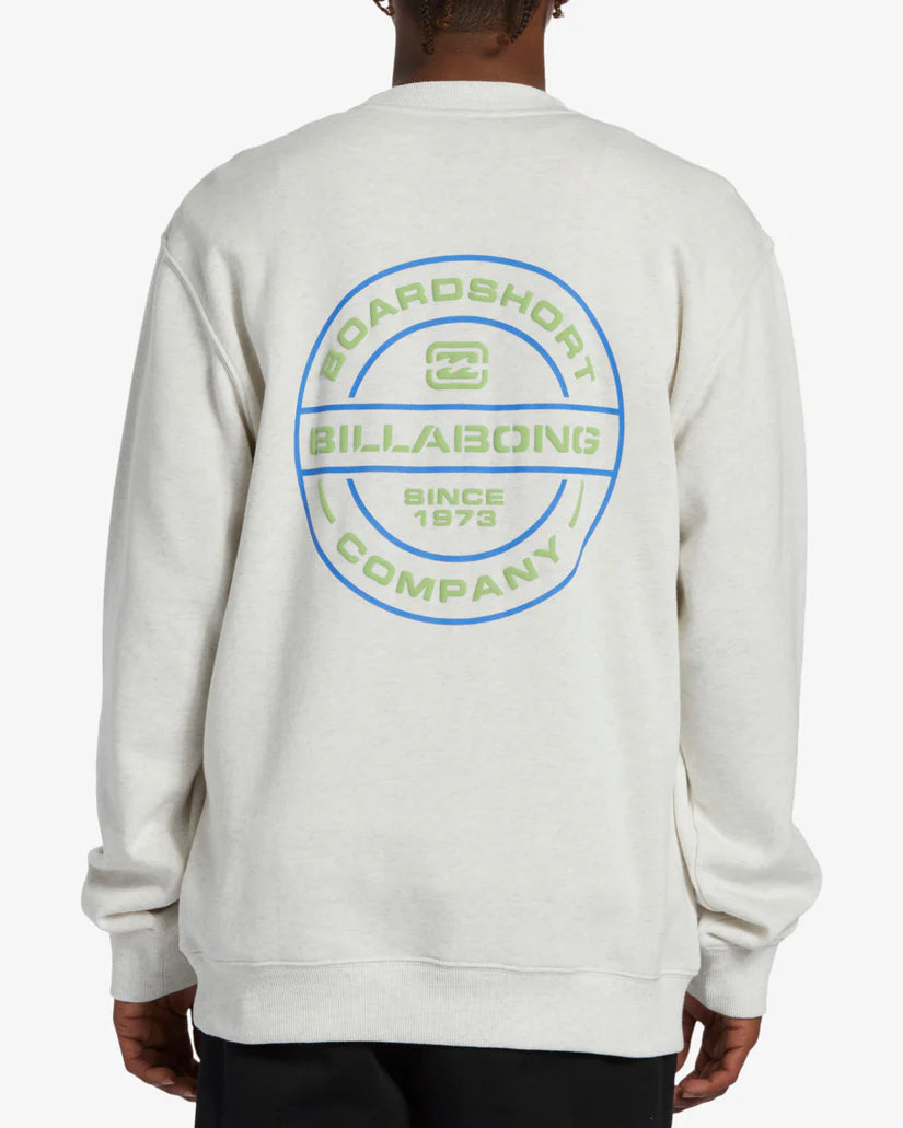 Billabong Short Sands Crew Sweatshirts - Light Grey Heather