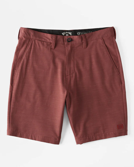 Billabong Crossfire Slub Submersible 19" Shorts - Dusty Red