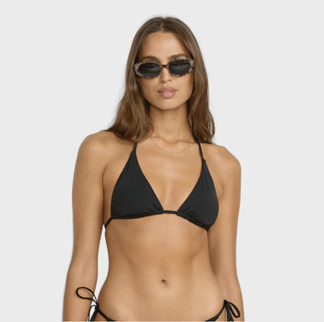 Billabong Sol Searcher Multi Tri Bikini Top - Black Pebble