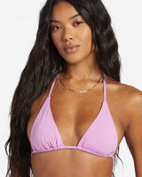 Billabong Sol Searcher Multi-Way Triangle Bikini Top - Lush Lilac