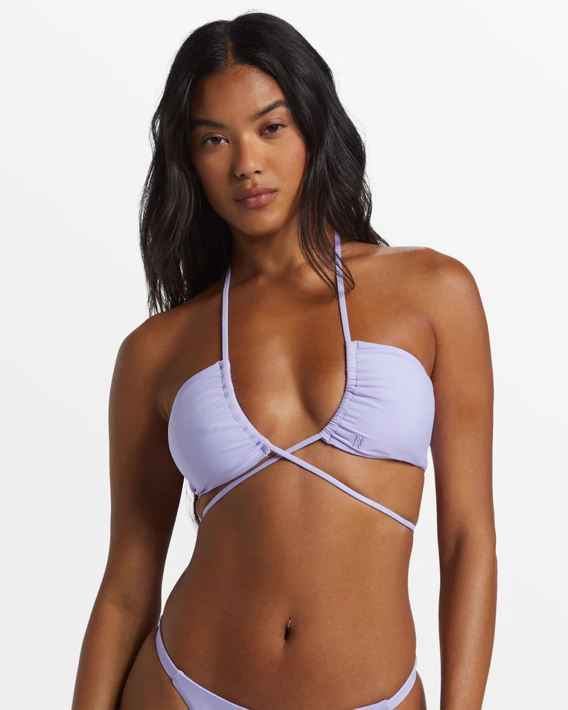 Billabong Sol Searcher Multi-Way Triangle Bikini Top - Purple Punch
