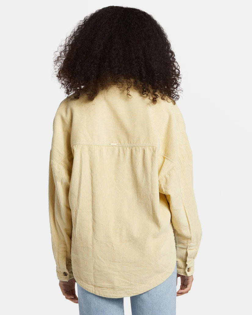 Billabong Stoked On You Oversized Long Sleeve Shirt - Mellow Daze