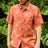 Billabong Sundays Jacquard Short Sleeve Shirt - Dusty Orange