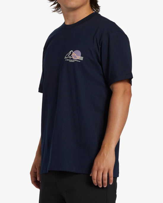 Billabong Sunset Short Sleeve T-Shirt - Navy