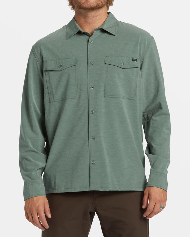 Billabong Surftrek Long Sleeve Shirt - Fern