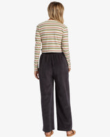 Billabong Sweet Sun Wide Leg Pant - Black Sands