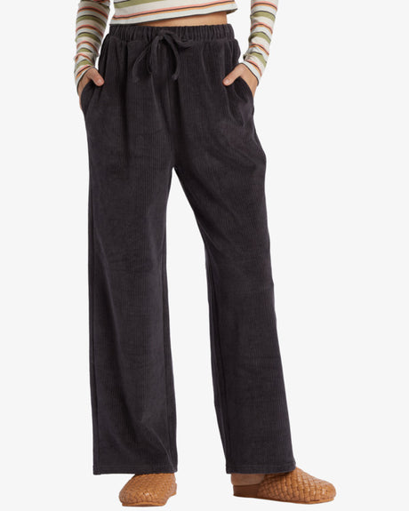 Billabong Sweet Sun Wide Leg Pant - Black Sands