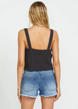 Billabong Tropic Rome Sweater Tank - Black Sands