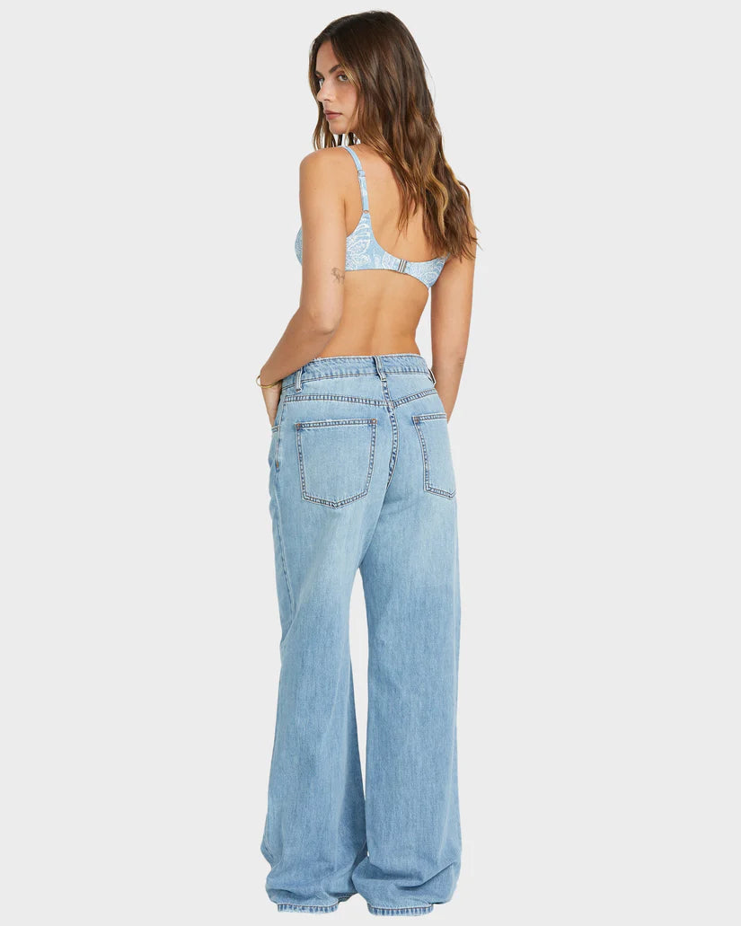 Billabong Washed By The Sun Denim Pants - Cali Blue