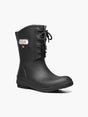 Bogs Women's Amanda Plush II Lace Rain Boots - Black