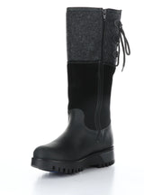 Bos & Co Goose Prima Zip Up Waterproof Boots - Black