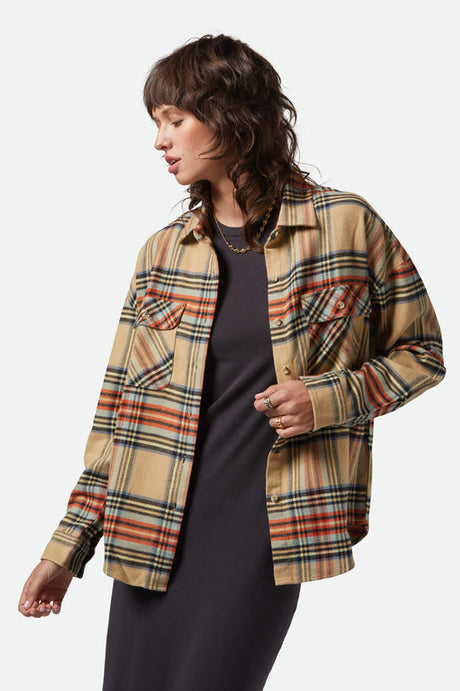 Brixton Women's Bowery Classic Long Sleeve Flannel