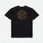 Brixton Crest II S/S Standard Tee -  Black/Persimmon Orange/Sand