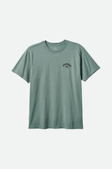 Brixton Homer S/S Standard Tee - Chinois Green Classic Wash